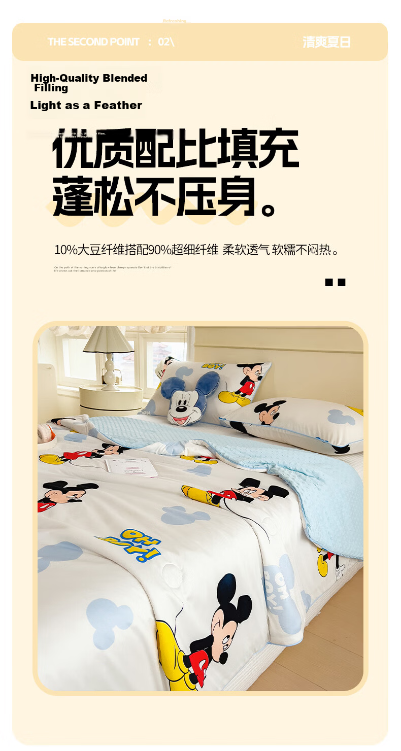 Disney Class A Knitted Cotton Dot Quilt Summer Cooling Blanket Air Conditioning Quilt Home Summer Quilt Machine Washable Thin Quilt for Naked Sleep Summer 12