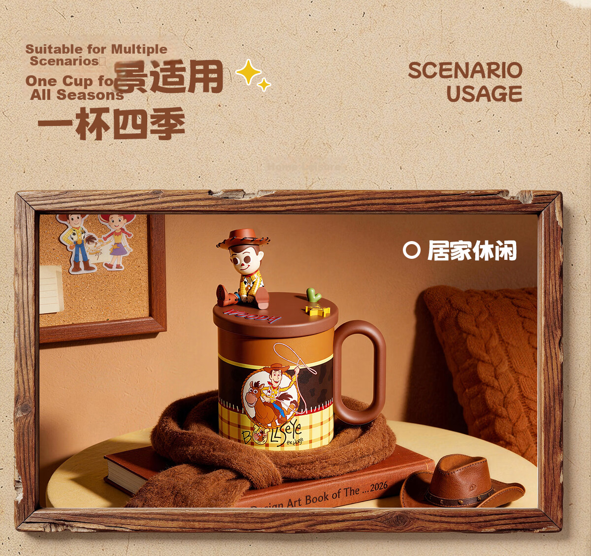 Germ Disney Toy Story Insulated Coffee Mug 490ML Woody Office Cup Gift for Men and Women 8