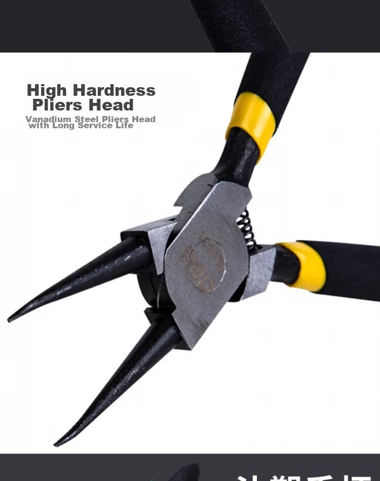 Deli Tools 7-inch Internal Circlip Pliers DL0343 11