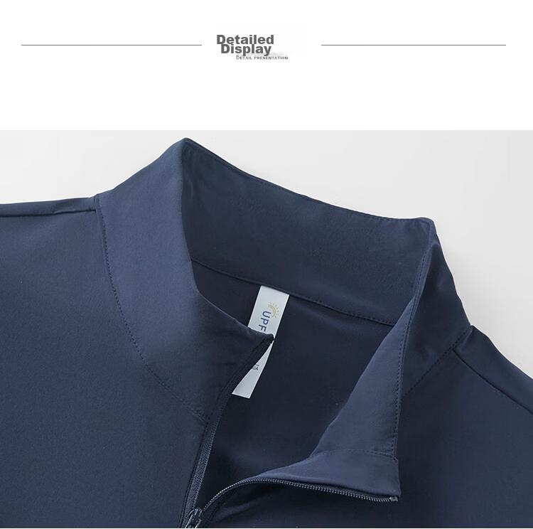 FIRS Lightweight Four-Way Stretch High-End Sunscreen Jacket for Men 2026 Summer New Ice Silk Cooling Elastic Stand Collar Outdoor Coat 12