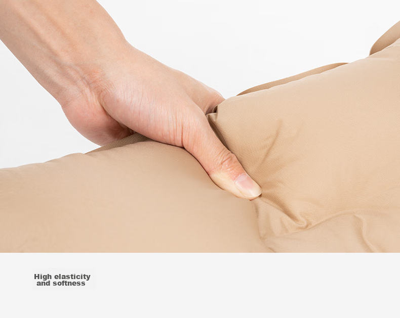 MOBIGARDEN Automatic Inflatable Pillow, Travel Pillow, Portable Comfortable Nap Camping Pillow, NXL1534002, Warm Sand Color 11