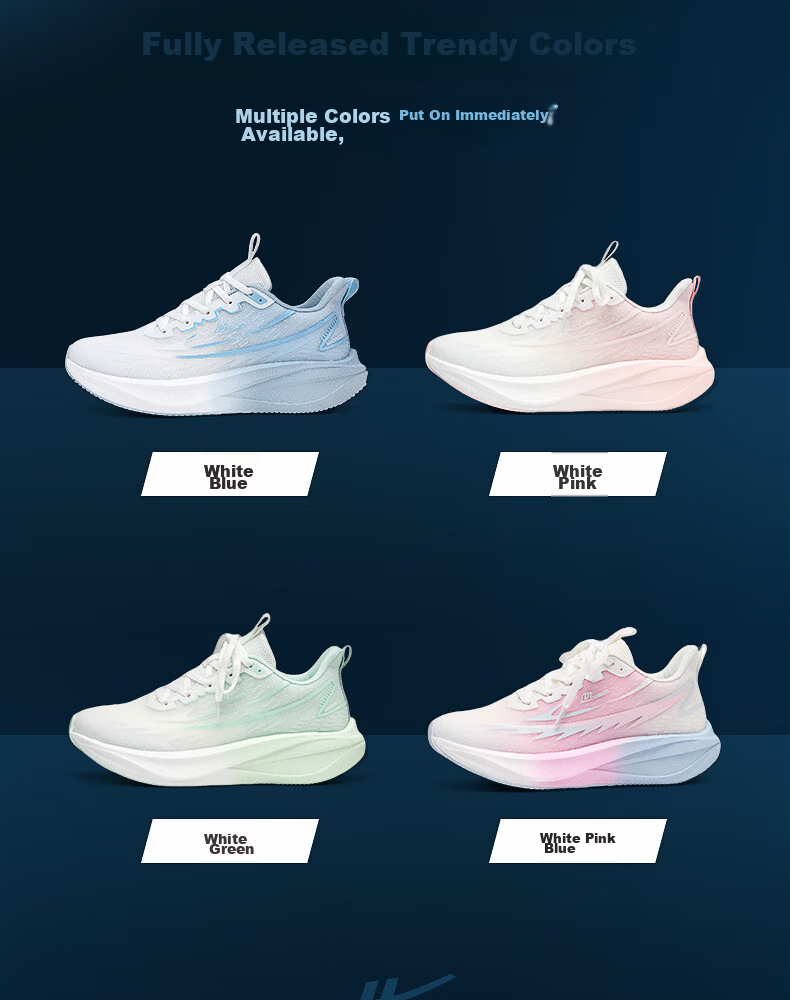 Warrior Men's Sports Shoes 2026 Summer New Casual Breathable Sneakers White Blue Size 41 13