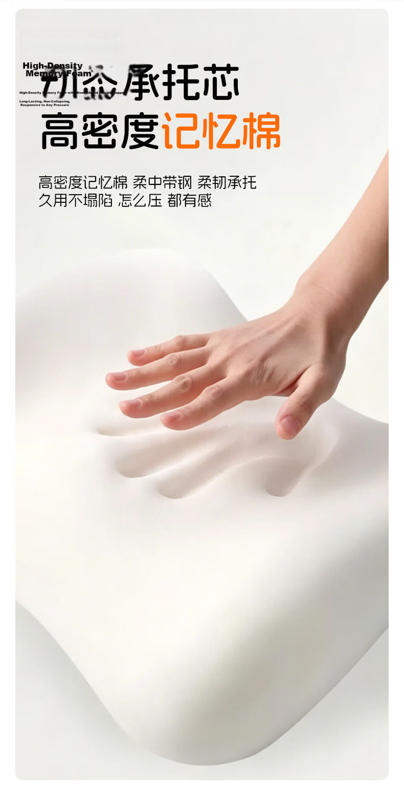 Huangchi Car Headrest Premium Neck Pillow Ergonomic Memory Foam Driver Seat Cushion Car Pillow Neck Support 8