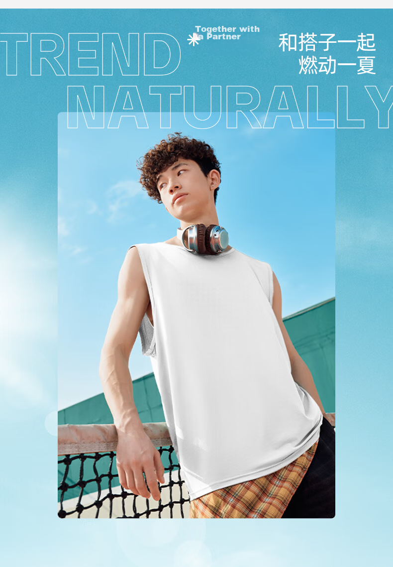 Warrior Quick-Dry Men's Sleeveless Vest Summer American Retro Print Ice Silk Breathable Loose Sports Gym Tank Top YD 16