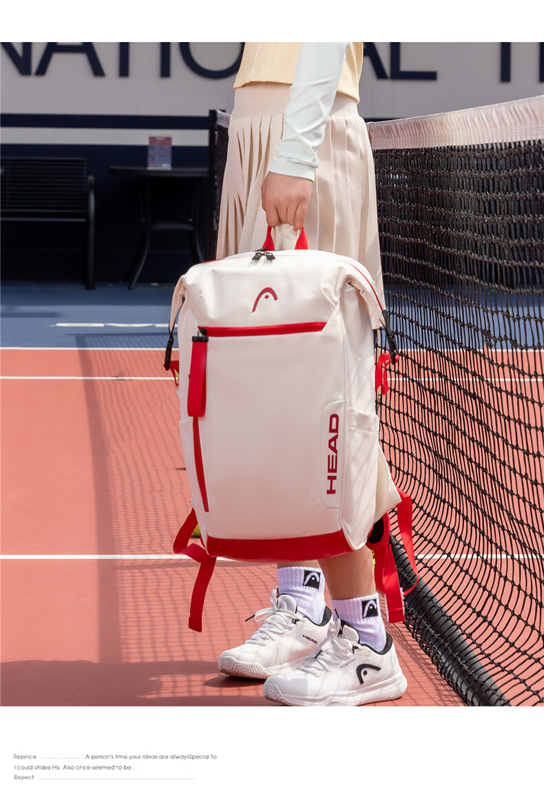 HEAD Badminton Sports Gym Bag Swimming Double Shoulder Backpack Training Bag for Men and Women High School and College Students 5