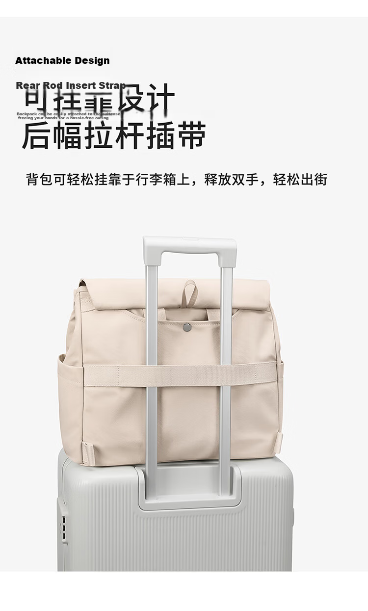 GOLF Casual Women's Backpack 14/16 Inch Laptop Bag Lightweight Shoulder Tote Travel Dual-Use School Bag 20