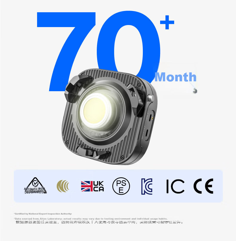 Aputure Amaran Halo 60x Portable Handheld On-Camera Fill Light Photography Live Streaming Video Continuous Light Portrait Outdoor Shooting Light 12