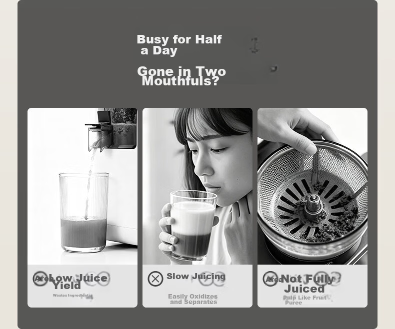 Joyoung 30-Day Price Guarantee Intelligent Control 3-Stage Juicer Fully Automatic Pulp Separation 120mm Wide Mouth No Filter Easy Clean Juicer for Fruits, Vegetables, and Ice Cream 4