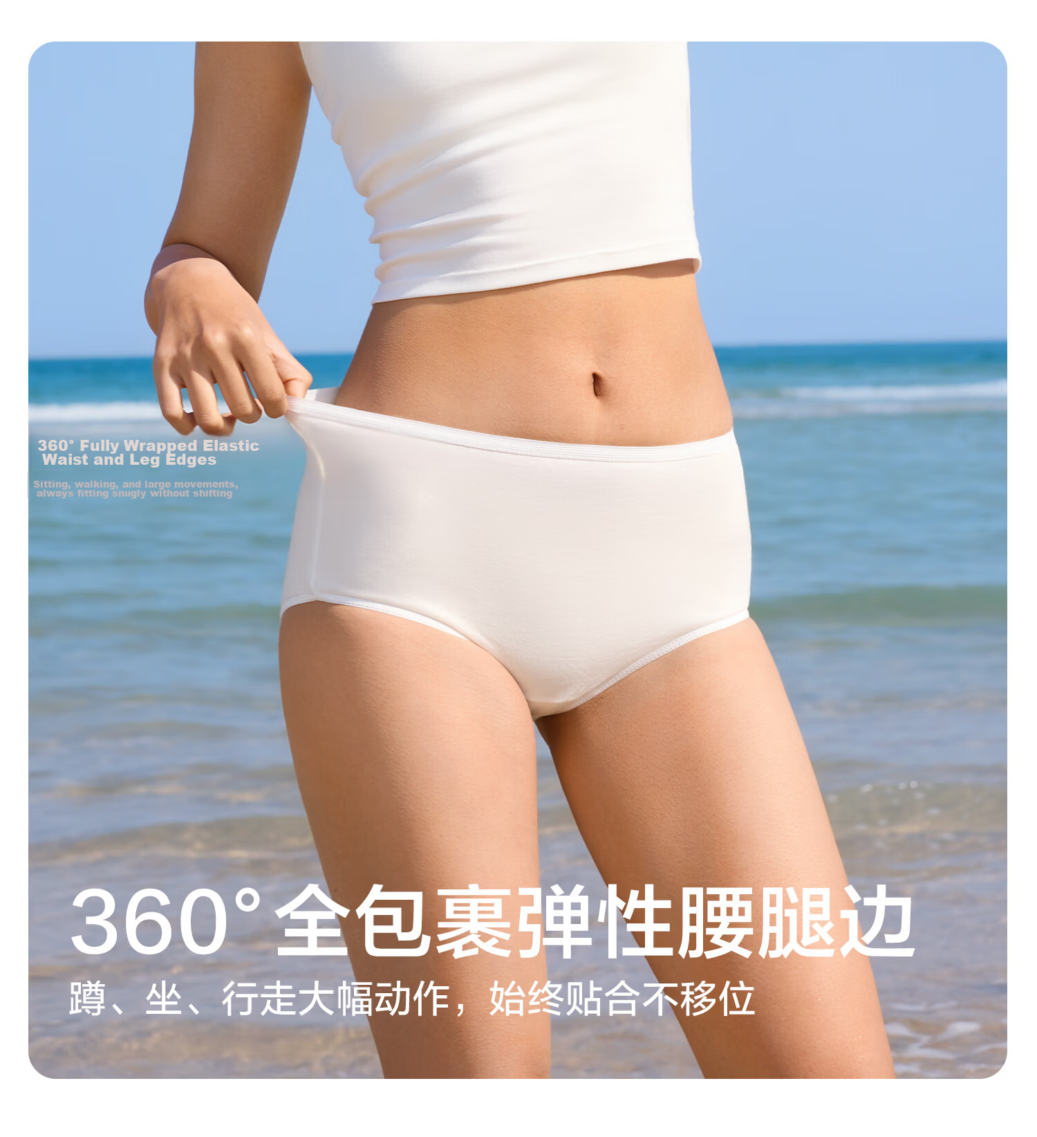 Buddygo Disposable Women's Cotton Sterile Wash-Free Maternity Postpartum Plus Size Individually Packaged Daily Disposable Underwear 13