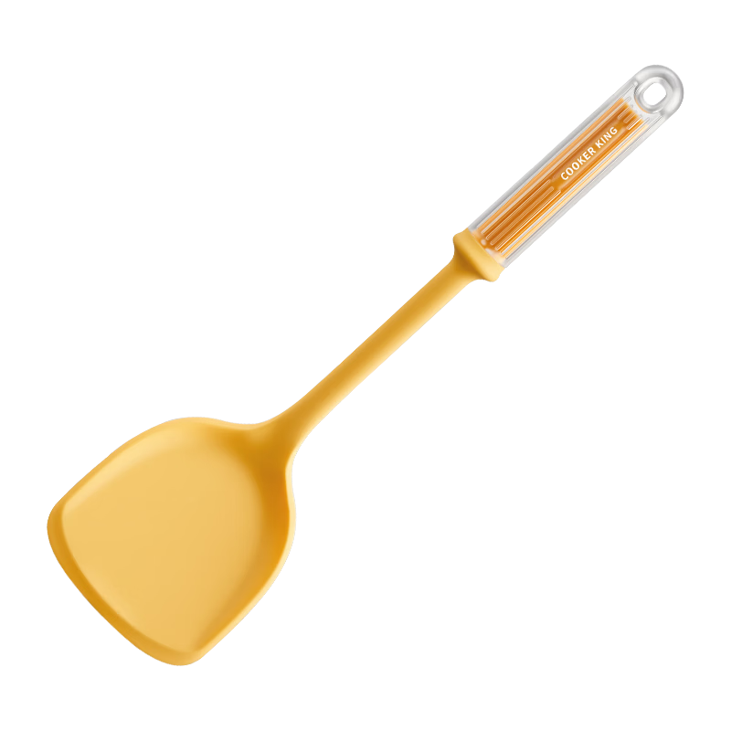 Chuida Huang Titanium Antibacterial Silicone Non-Stick Cooking Spatula Household Food-Grade High-Temperature Resistant Flat Pan Turner