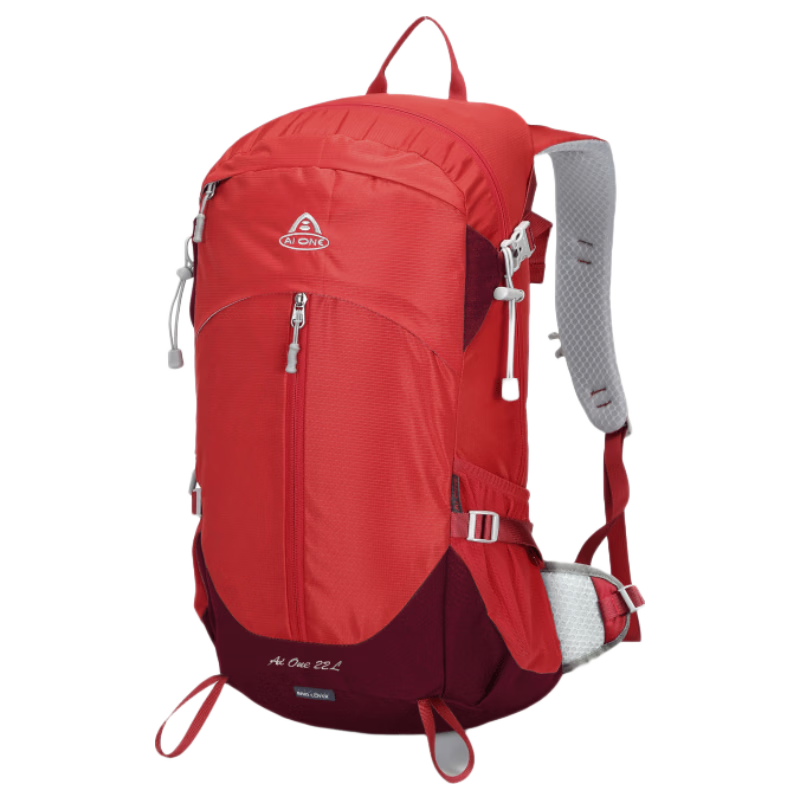 AiWang Women's Oxford Cloth Hiking Backpack Men's Outdoor Suspension Carry Lightweight Large Capacity Travel 22L Tiancheng Yellow