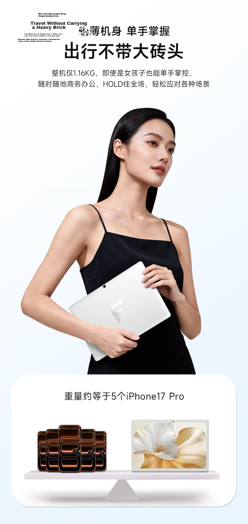Founder 10.1-inch Lightweight 2-in-1 Tablet PC Dual Mode Laptop Detachable 128GB Business Office Pad 4
