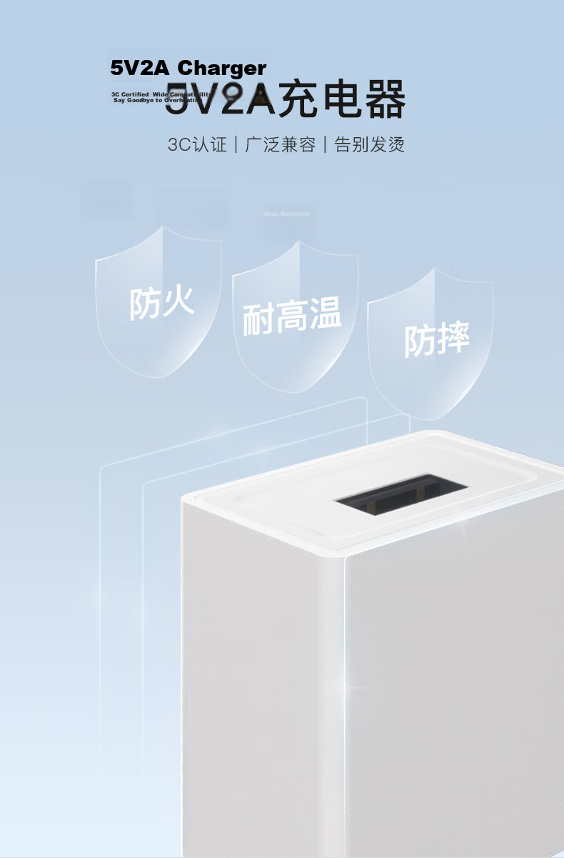 Jinling Shengbao 5V2A Charger USB Power Adapter for Phone Earphones Speaker Watch Mouse Camera Portable WiFi Fan Power Bank Desk Lamp Black 7