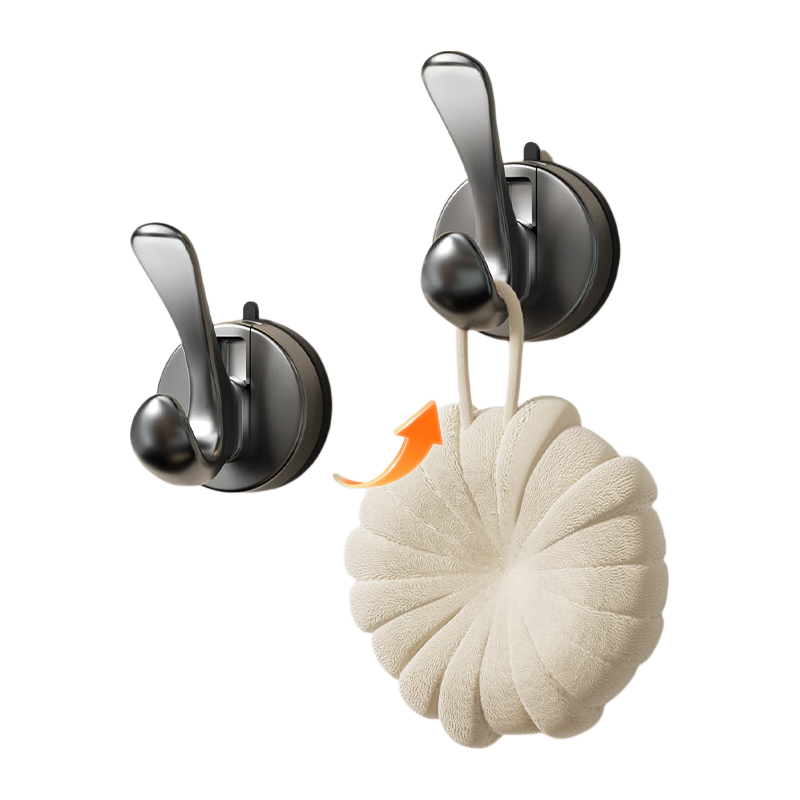 Xinpai Suction Cup Hook No Drilling Seamless Vacuum Strong Load-Bearing Adhesive Hook for Kitchen Door Bathroom Wall Surface