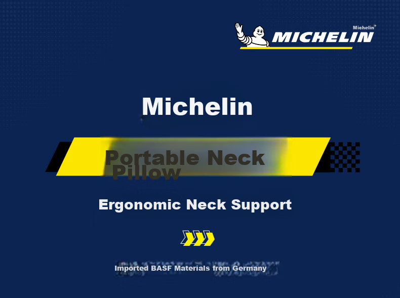 MICHELIN Travel U-Shaped Neck Pillow Portable Neck Support Pillow Airplane Neck Pillow Long-Distance Travel Neck Rest Office Nap U-Shaped Pillow 1