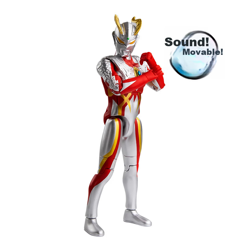 BANDAI Official Sound-Activated Ultra-Actives Ultraman Zero Strong Corona Type Boys Toy Children's Day Gift 1
