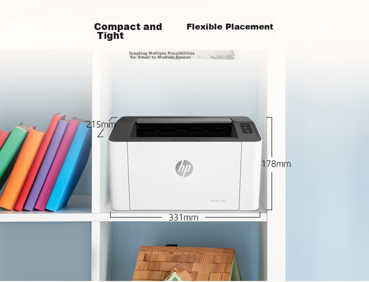 HP 108w Wireless Laser Printer Compact Home Student Higher Configuration (Sharp Series) 5