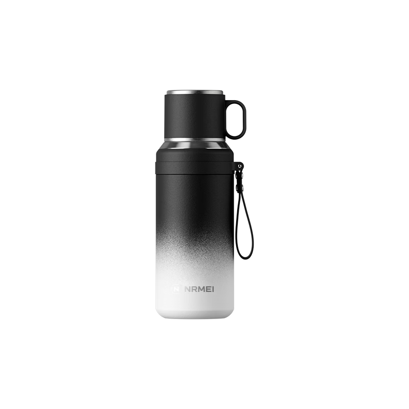 NRMEi Magnetic Insulated Mug, Large Capacity, Men's Tea Infuser, 316 Stainless Steel, Portable, Tea Steeping, Magnetic Pop-Up Thermos Water Cup for Me