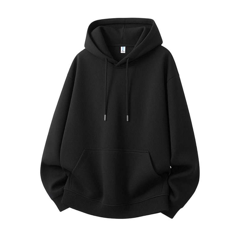 GENIOLAMODE Men's American Style Sweatshirt Spring and Autumn Casual Long Sleeve Crewneck Loose Fit Youth Couple Outfit