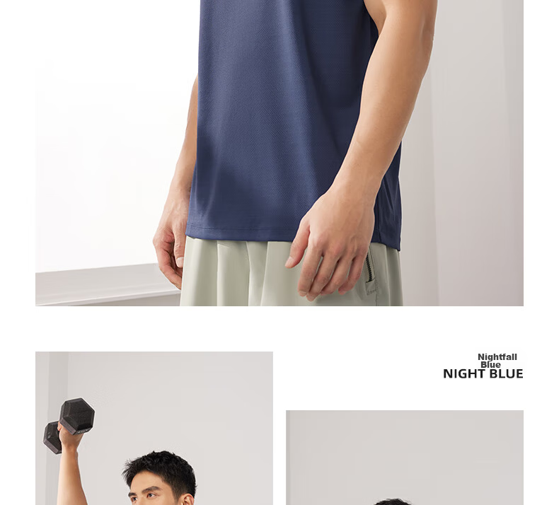 361° Men's Short-Sleeve T-Shirt, Summer Quick-Dry, Sports Casual Running Fitness Loose Top, Half Sleeve, 652524130-5 19