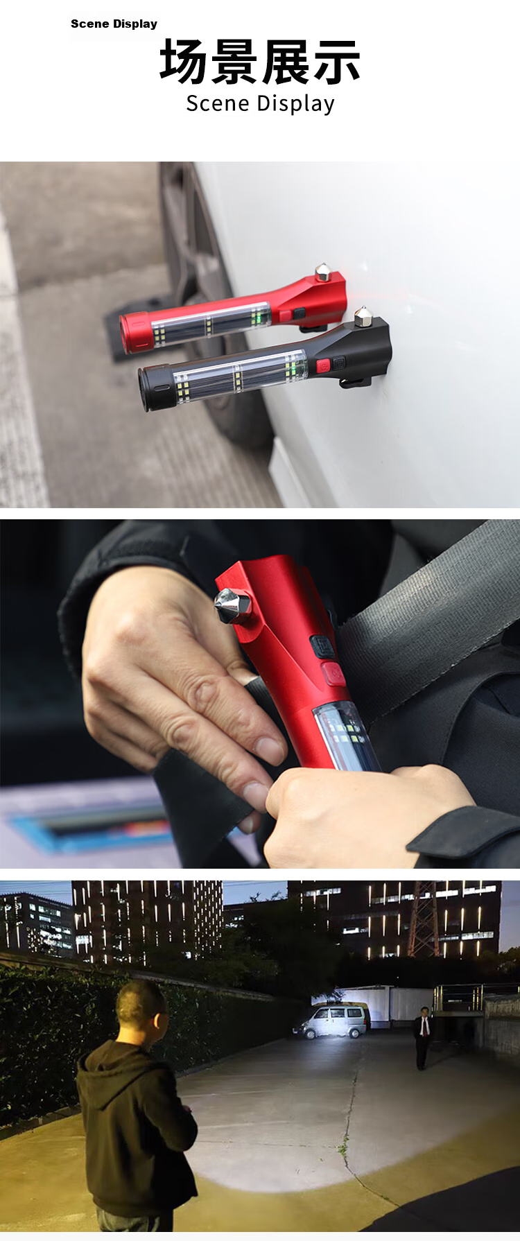 KulaiPu Safety Hammer Car Escape Hammer Multi-Function Window Breaker Rescue Hammer Vehicle Emergency Rescue KLP-387 13