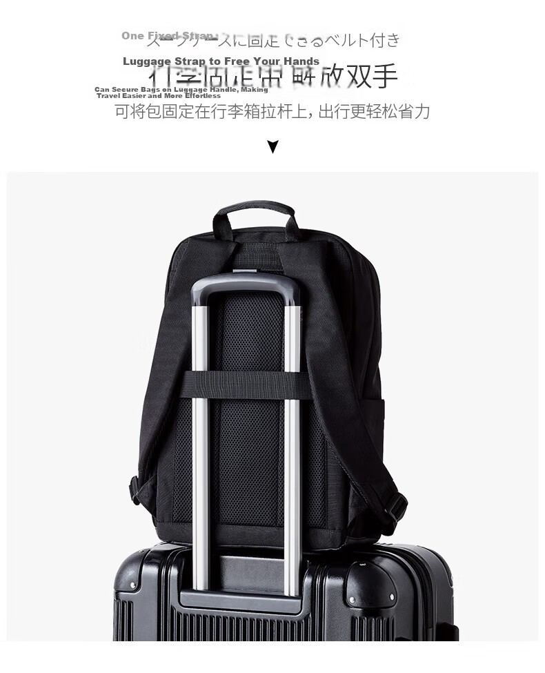 ELECOM Lightweight 16-inch Laptop Backpack Business Travel Multi-Compartment Commuter Bag School Bag 12
