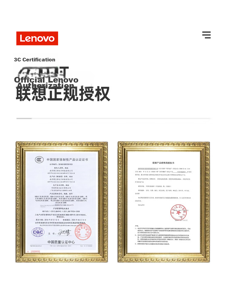Lenovo Portable 100W Laptop Charger Power Adapter Type-C Cable GaN PD Fast Charging ThinkPad Laptop Charging Cable Cleaning Kit 18