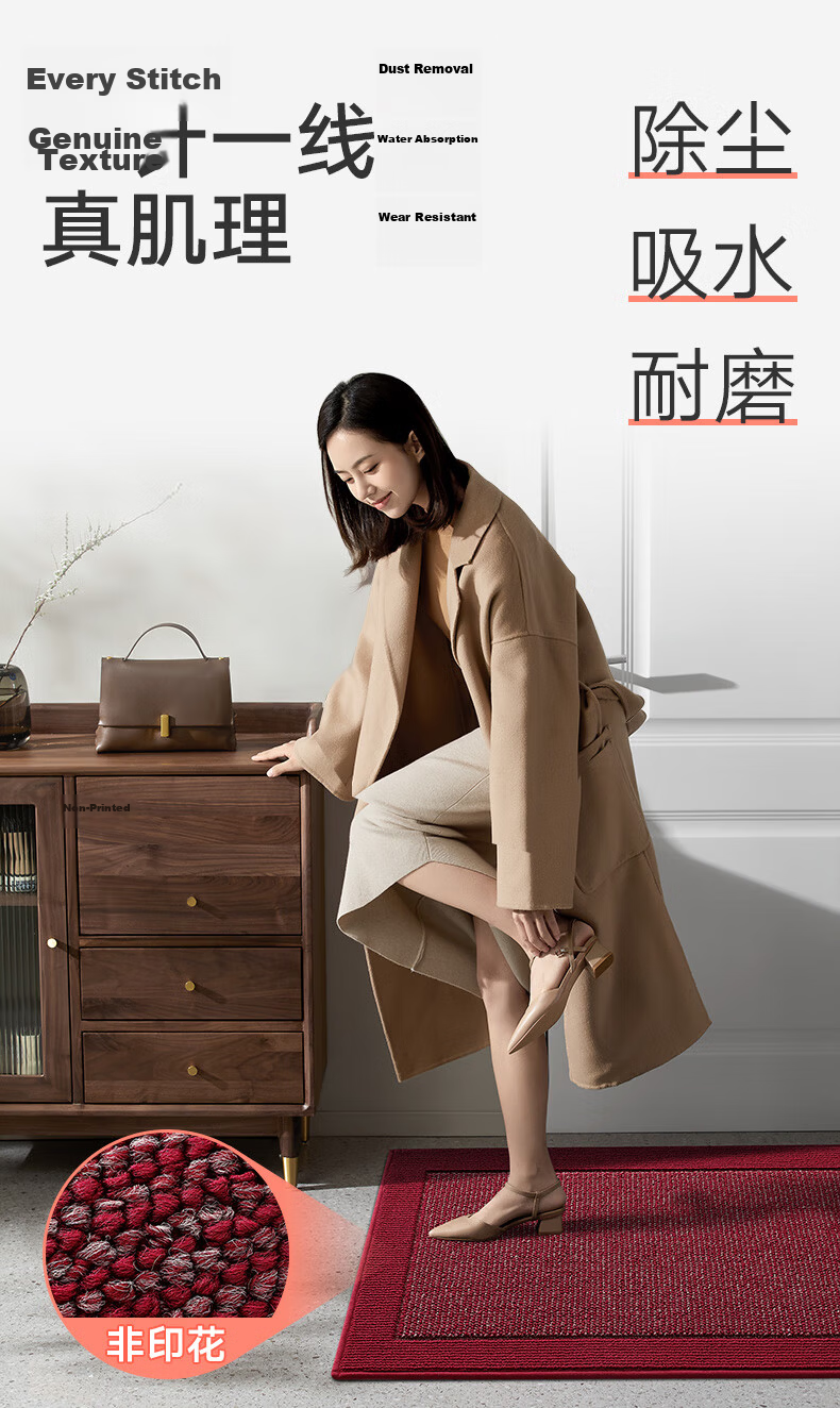 Dajiang Entrance Door Mat Floor Mat 2026 New High-End Carpet 60x90cm 1