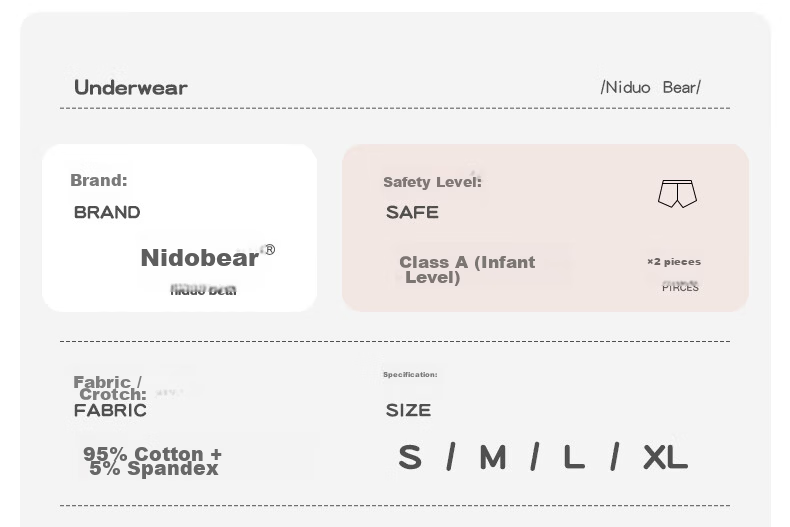 Niduoxiong Girls' Safety Shorts, Anti-Exposure Underwear, Baby Boyshorts, Children's Boxer Briefs, Pink + Skin Color, XL 5