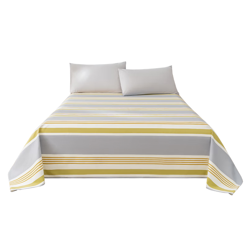 JD Jingzao Coarse Cloth Bed Sheet Single Piece Class A Skin-friendly Breathable Comfortable Durable 200*230cm Morning Light