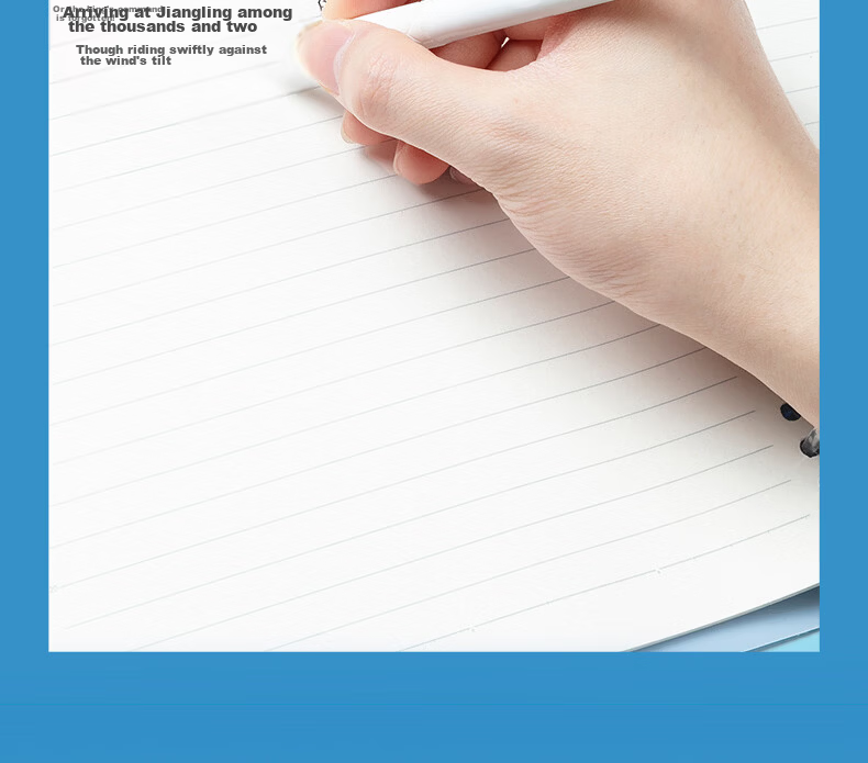 M&G A4 100-Sheet Refillable Notebook Large Capacity Detachable Student Exam Essential White APNHB034-ZZ 14