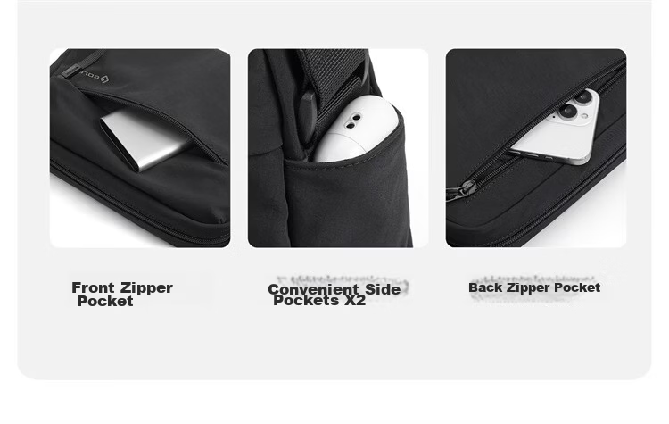 GOLF Casual Crossbody Bag Unisex Lightweight Outdoor Sports Cycling Shoulder Bag Commuter iPad Tablet Small Square Bag 13
