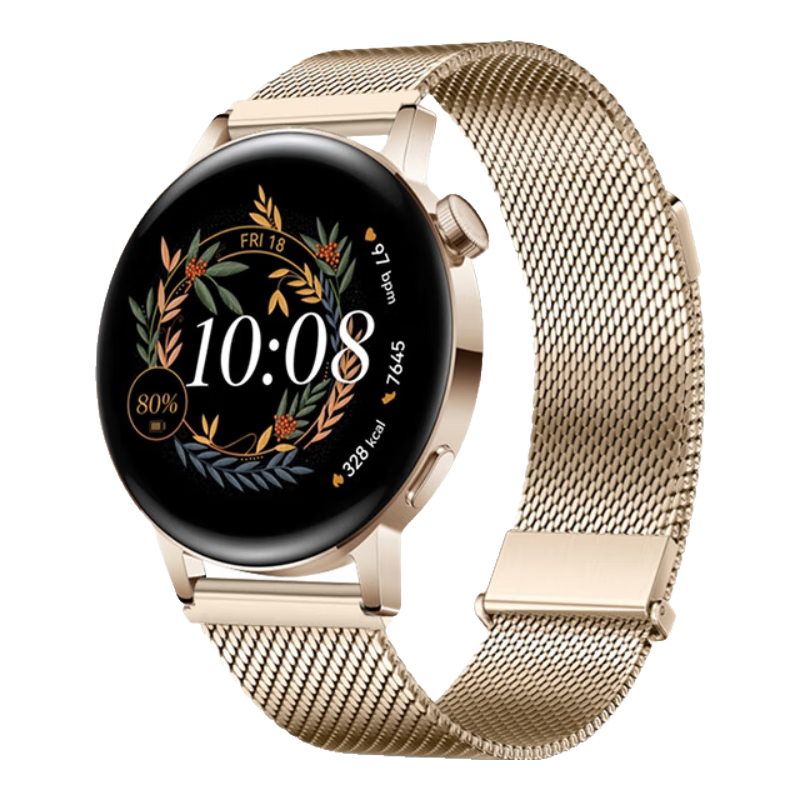 BHO Compatible with Huawei Watch Straps for GT7pro/GT6/GT5/GT4/GT3 Milanese Loop, Watch6/Watch5/4Pro Honor Magic2 Magnetic Metal Band