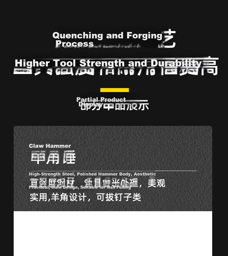 Chugong 16-Piece Household Tool Kit Set Electrician Carpenter Repair Tools Wrench Screwdriver Hex Key Hammer Combo 5