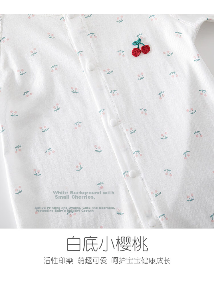 JOYNCLEON Baby Summer Thin Cotton Romper Bodysuit Sleepwear Home Air Conditioning Crawling Suit Jlt216260 18