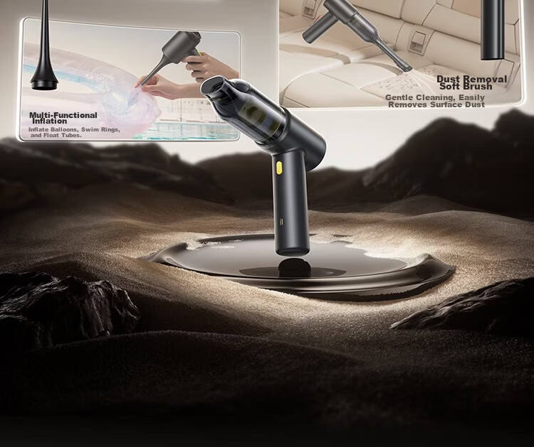 BASEUS 4-in-1 Cordless Handheld Vacuum Cleaner Powerful Suction Portable Multifunctional Car Vacuum 220V AT (Piece) 10