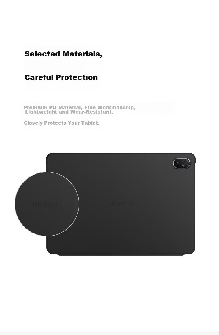 HUAWEI MatePad 11.5 Smart Leather Case Classic Black for HUAWEI MatePad 11.5 2026 2