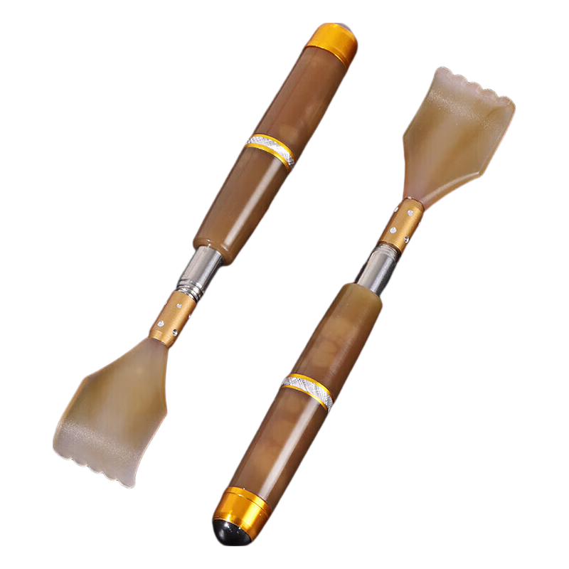 TaTanice Extendable Back Scratcher, Portable Resin Back Scratcher And Massager, Itch Relief Tool, Brow