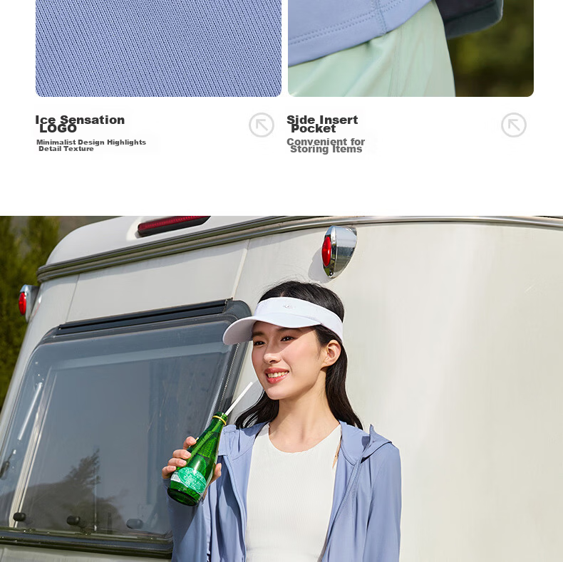 361° Women's Summer Sunscreen Jacket UPF100+ UV Protection Slim Outdoor Sports Coat 662624606-7 13