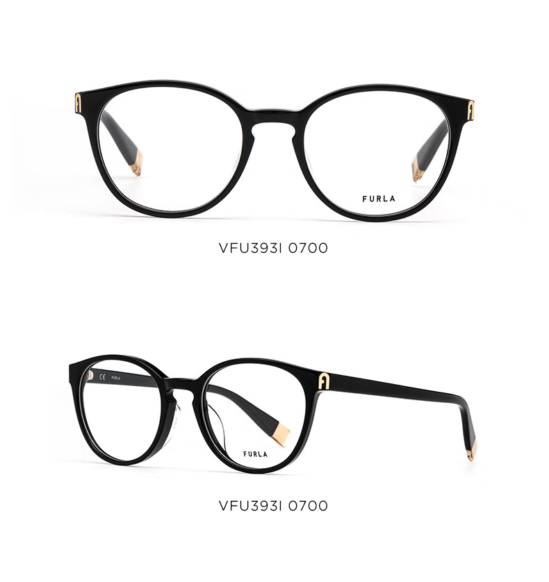 FURLA Women's Full-Frame VFU254 Fashionable Commuter Myopia Optical Glasses Frame 530891 Optical Glasses 13
