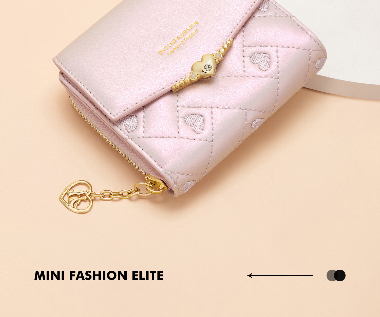 Cnoles Wallet for Women, Cowhide Leather, Multi-Card Slots, Multifunctional, Slim Design, Ladies' Coin Purse, Mother's Day Gift, Practical Present for Mom 2