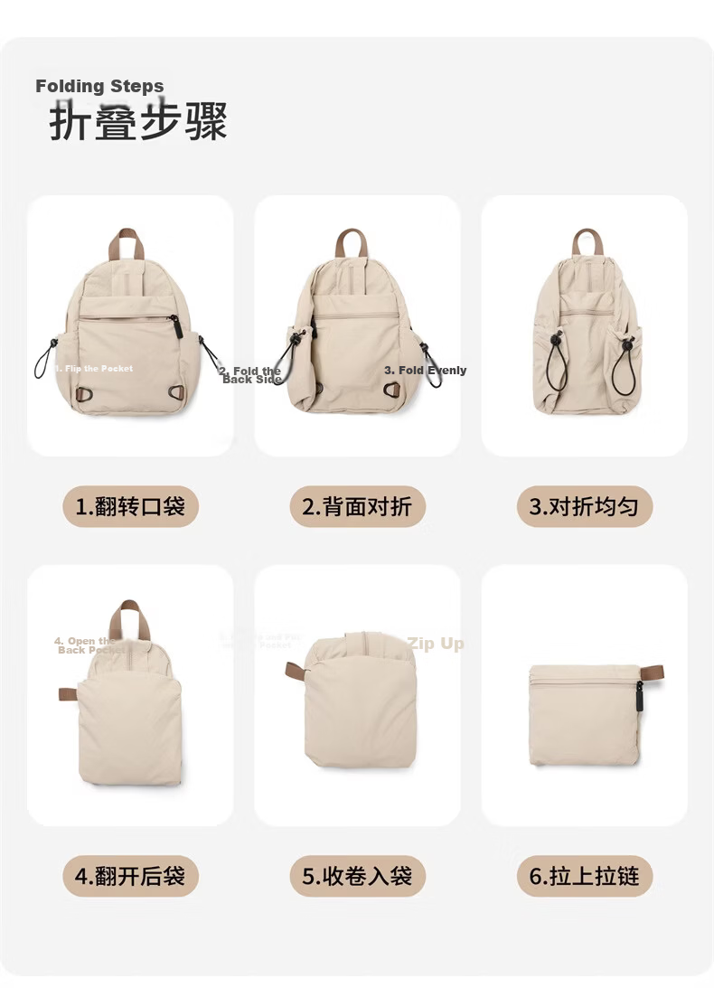 GOLF Women's Lightweight Backpack Crossbody Bag iPad Phone Bag Water-Resistant Travel School Bag Birthday Gift for Women 10