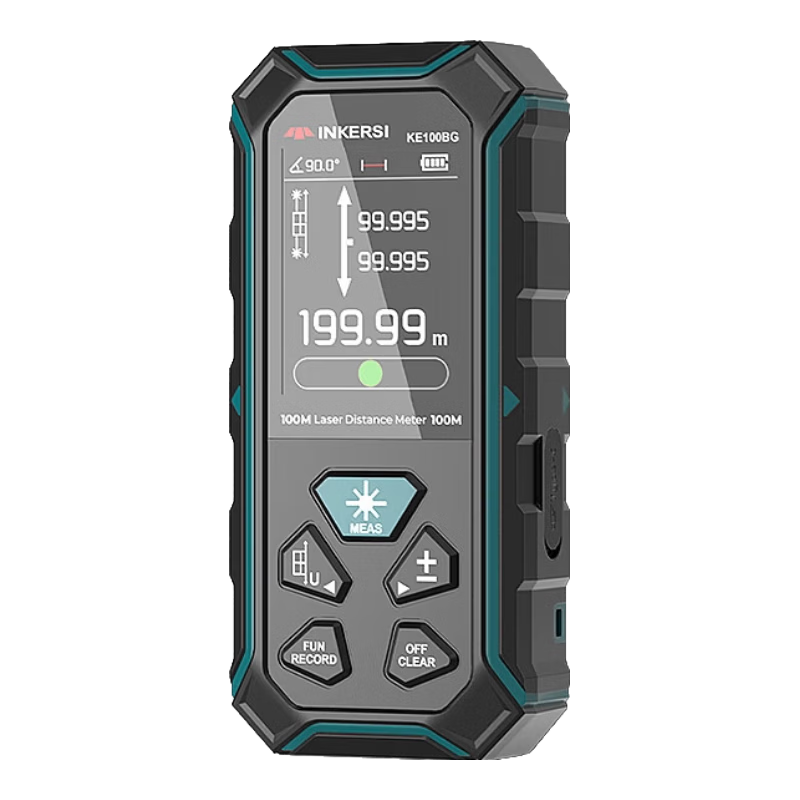 SNDWAY Yingsikes Dual-direction Laser Distance Meter High-Precision Electronic Ruler Magnetic Green Light KE100BG
