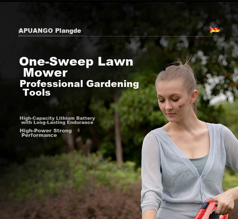 Prand Electric Cordless Lawn Mower Handheld Grass Trimmer Lithium Battery Lawn Mower Multifunctional Brush Cutter Weed Remover 1
