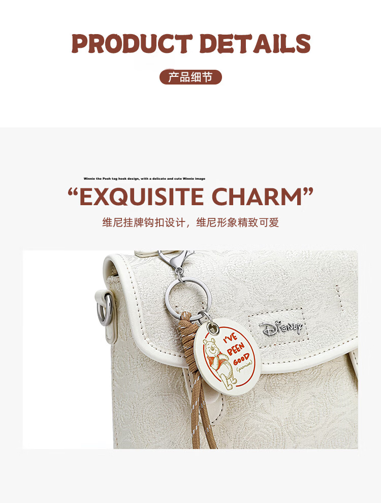 Mascot Disney Crossbody Bag Lightweight Luxury Women's Shoulder Bag Handheld Gift 2026 New Valentine's Day Gift for Girlfriend 8