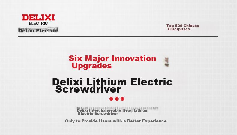 Delixi Electric Interchangeable Head Screwdriver Cordless Rechargeable Mini Electric Lithium Battery Screwdriver Set with Bits for Home Use 3