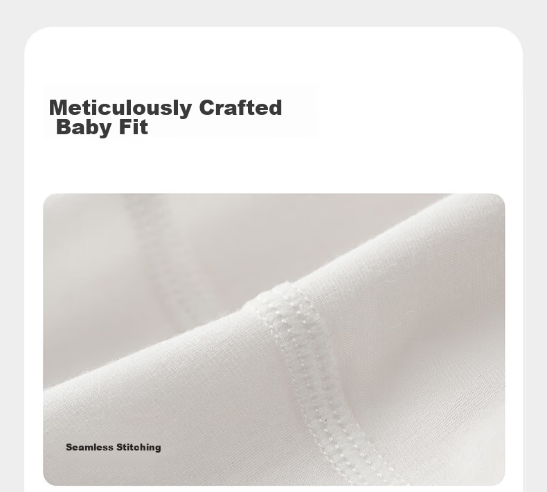 Babycare Children's Camellia Underwear Baby Boxer Shorts Baby Bubu Gaosheng - White 1 Pack 100 16