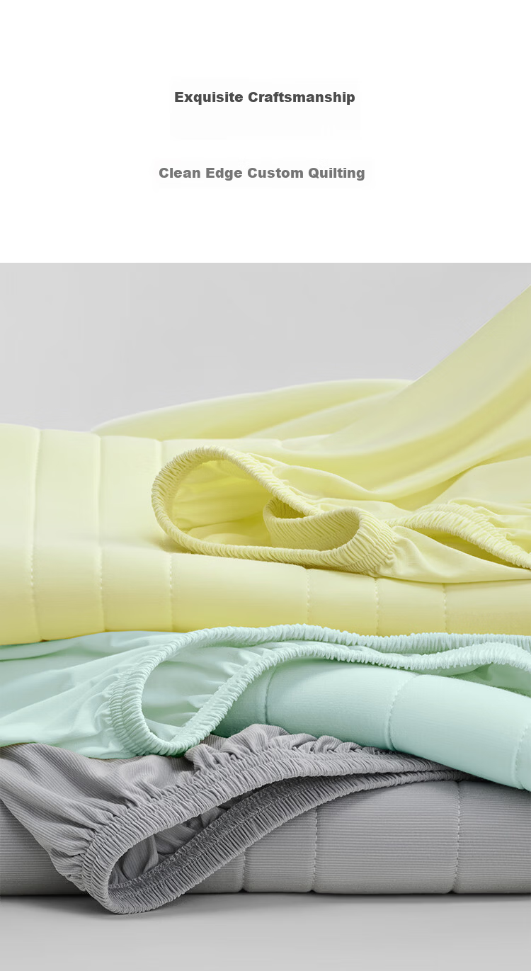 JD Jingzao Infit Cool Sleep Bamboo Fiber Class A Summer Cooling Breathable Mattress Cover Green 1.8*2m 14