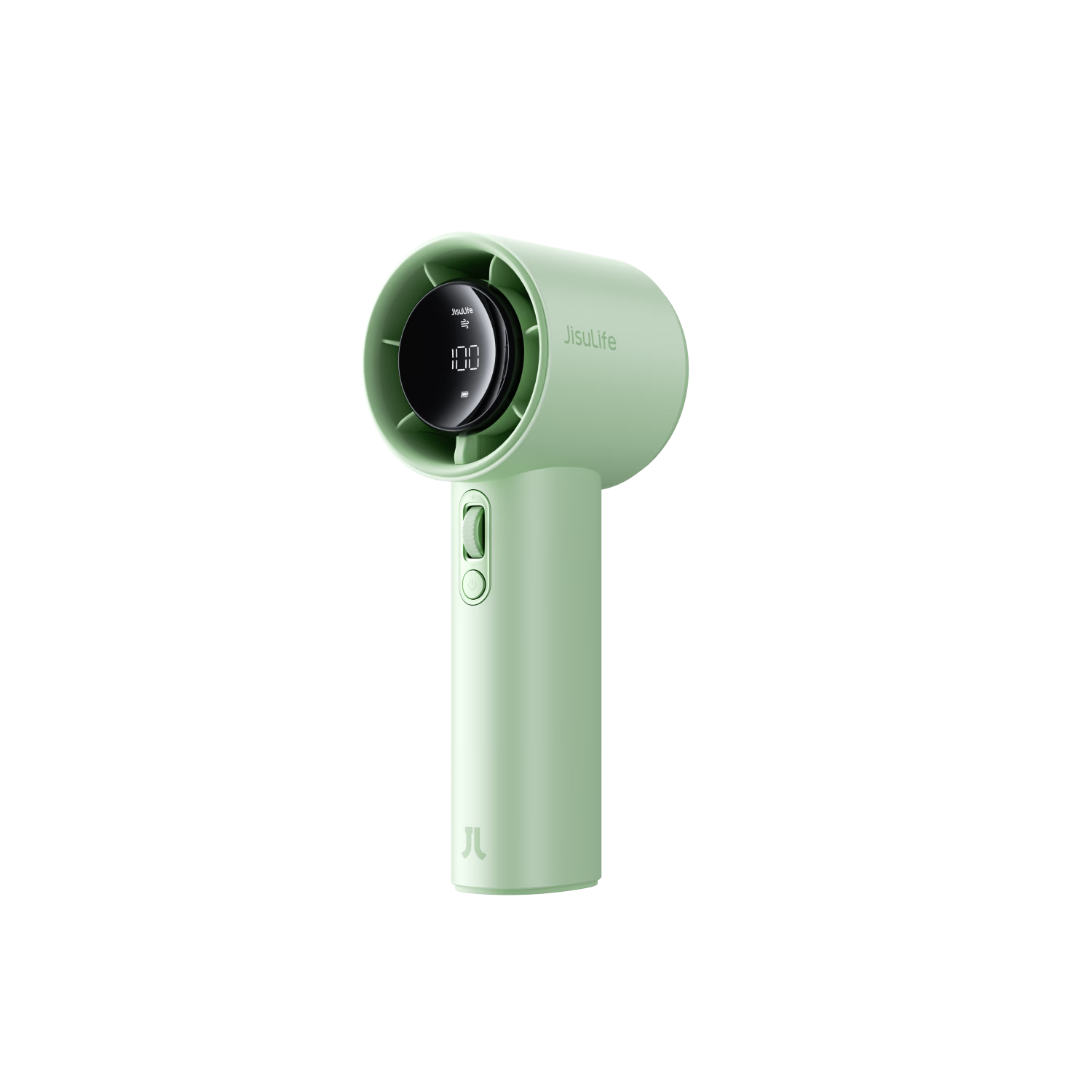 JISULIFE Handheld High-Speed Energy-Saving Mini Portable Dormitory Student Rechargeable Fan Pro1 Forest Green Upgraded Version
