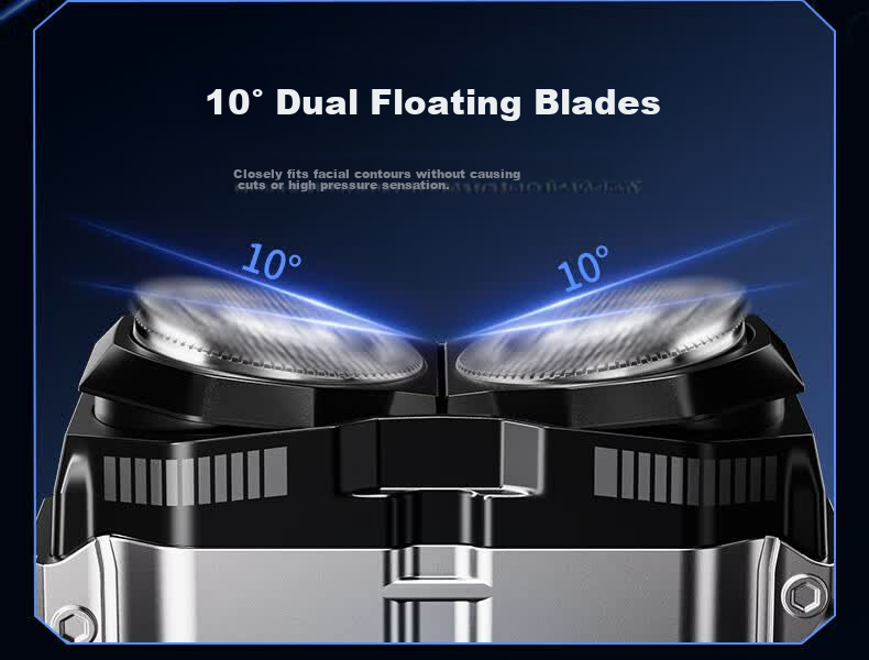 Skyworth Electric Shaver JA12 Mecha Series Portable Fast Charging Floating Blade Washable Men's Gift for Boyfriend Husband Father Graduation Gift 9